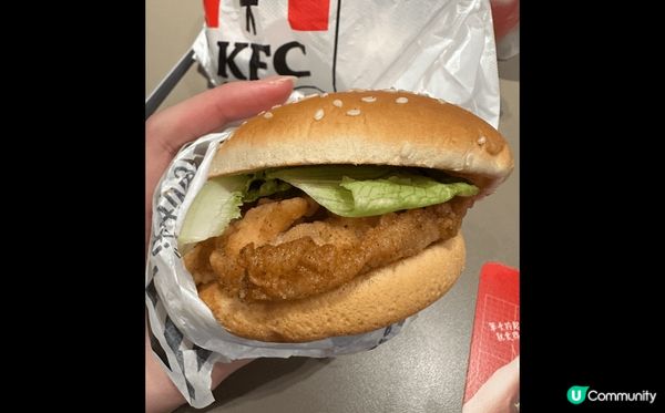 kfch?好味道脆辣雞腿包餐買一送一超級抵食！我好鍾意食啊！...