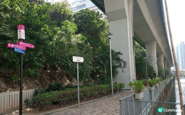 黃竹坑香葉道有一條污水明渠，從前會散發臭味，隨著港鐵南港島線...