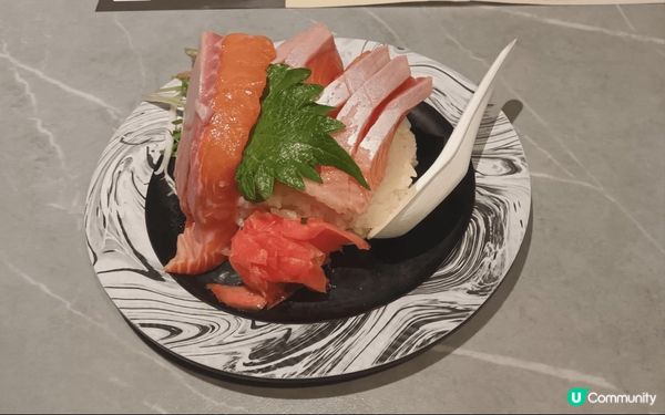 殿大喜屋尖沙咀分店食半自助餐，食刺身定食，任食小食及任飲，好...