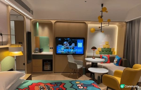 小朋友放假北上已經係特定節目，剛剛去完深圳假日酒店，房間升級...