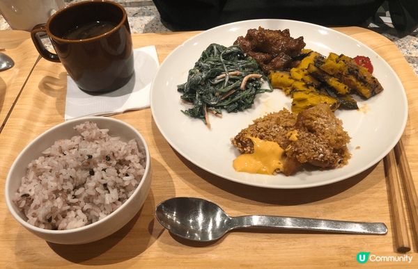 Muji的秋之味覺，可選擇性三品或者四品料理，簡單而美味