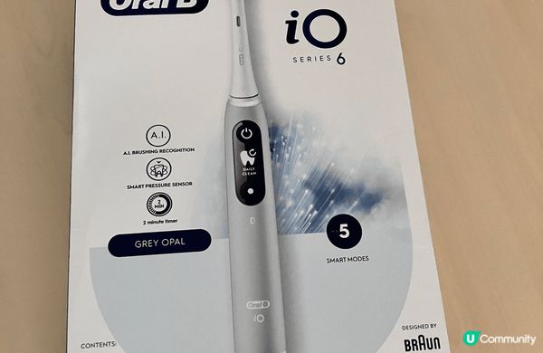 電動牙刷！用左十幾年真的很好用，新買的io6性能又提升了！硅...