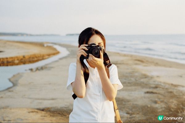 前往日本沖繩自駕遊，以菲林攝影的菲林相片，穿著校服風及和服風...