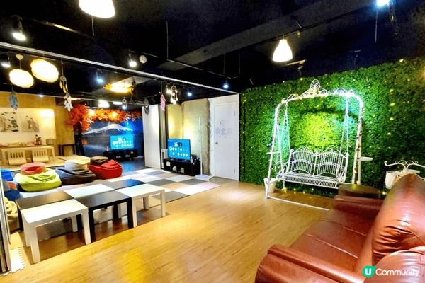 呢個Party room個千秋打卡點充滿田園色彩