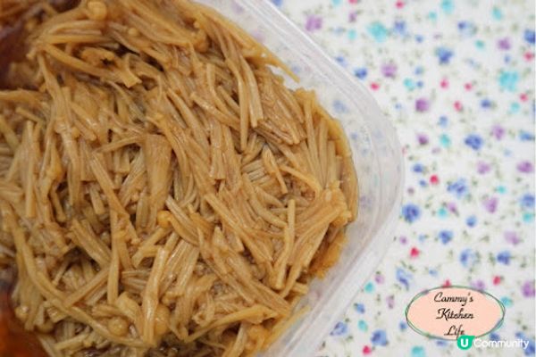 金菇醬煮煮😋！簡單易整🤤！快啲學嘢！