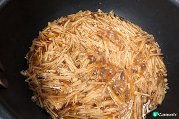 金菇醬煮煮😋！簡單易整🤤！快啲學嘢！