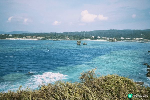 這個是在日本?繩拍的照片，我們落去體驗了潛水等等。水很清晰

