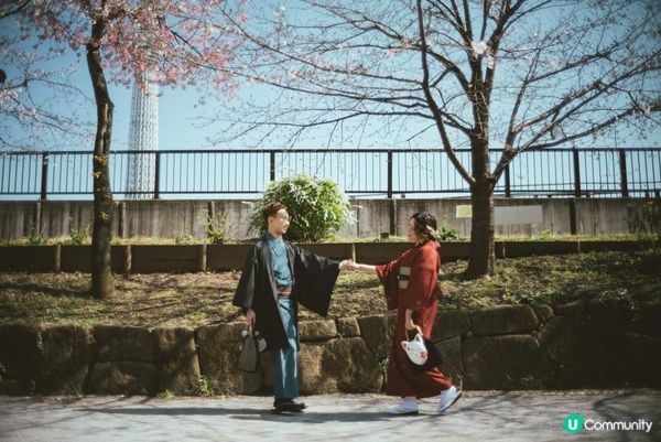 【#思思賢嘆世界】 日本和服婚攝👘東京秘景推介🇯🇵東京鐵塔 | 晴空塔 | 淺草寺