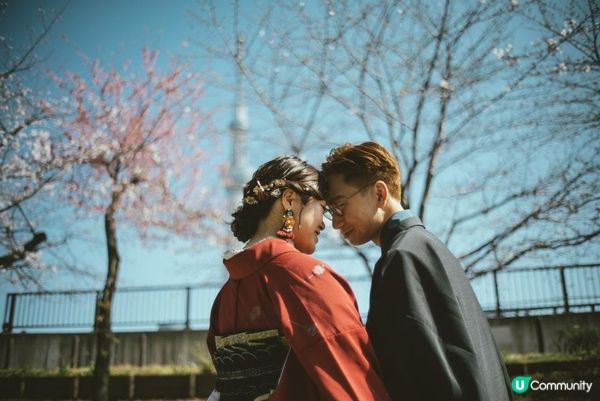 【#思思賢嘆世界】 日本和服婚攝👘東京秘景推介🇯🇵東京鐵塔 | 晴空塔 | 淺草寺