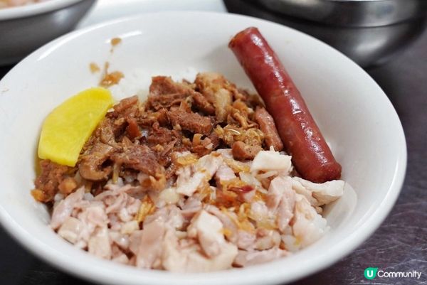 Google4.4顆星老字號「桃城三禾火雞肉飯」豬血湯才20元