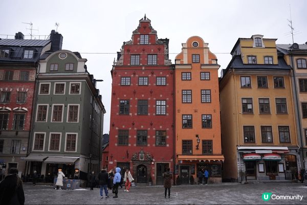 瑞典老城區的房子、橫街窄巷和特色手工糖果。