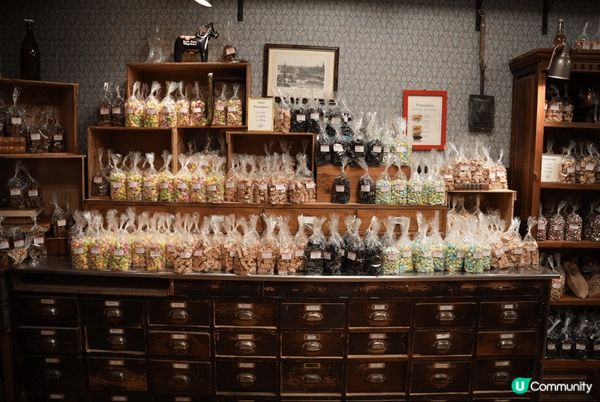 瑞典老城區的房子、橫街窄巷和特色手工糖果。