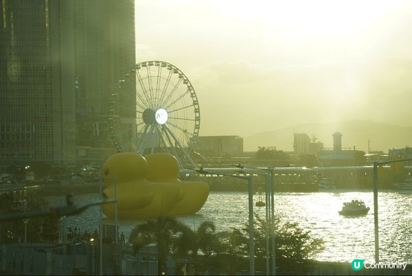 香港不同景點所見到的日落都不同
