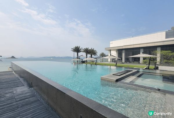 去咗深圳大梅沙的洲際酒店，個infinity pool 好靚...