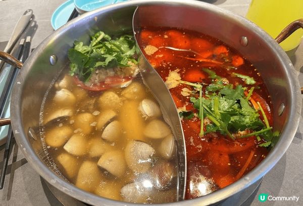 深圳老城鮮貝貝鍋，雖然蜆係細細隻，但好鮮甜. 份量又多，抵食...