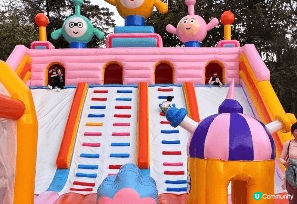 深圳東湖菊花會開鑼！親子必去,玩轉充氣城堡！