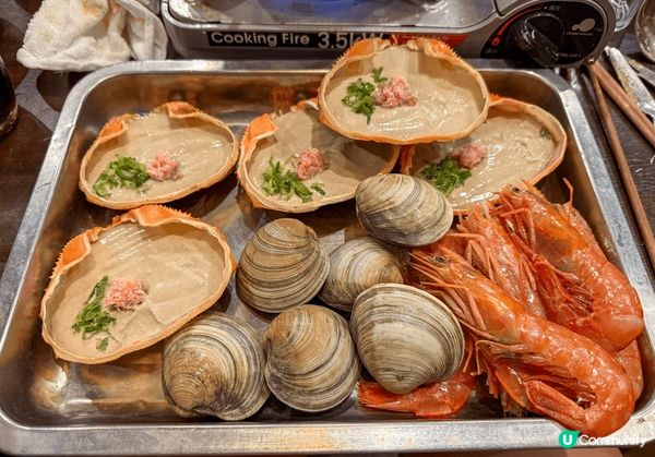 1.  日本美食之旅🤤！海鮮壽喜燒超正😋！ #日本 #美食