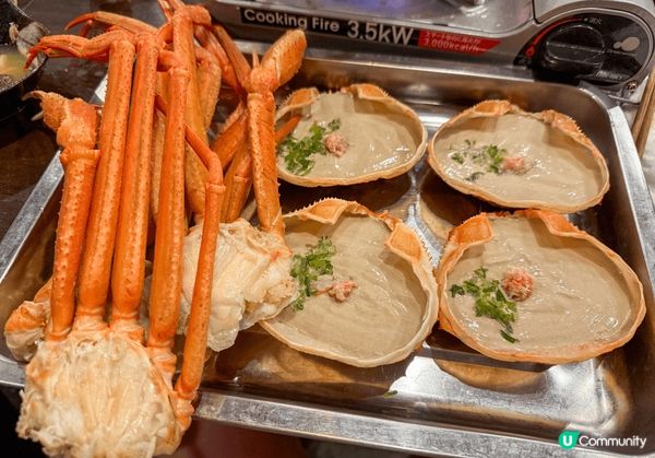 1.  日本美食之旅🤤！海鮮壽喜燒超正😋！ #日本 #美食