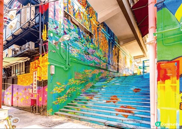 西營盤 ARTLANE 是新興的壁畫打卡勝地，集合了9名本地...