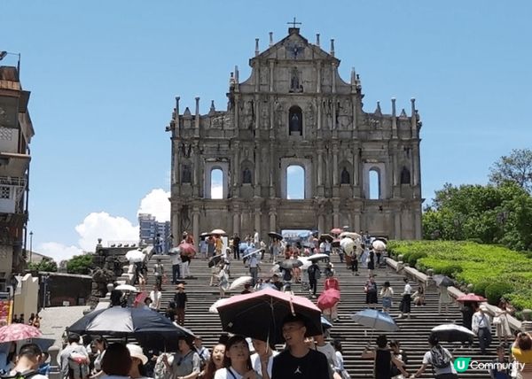 我好喜歡澳門巴黎人，澳門塔，大三巴。