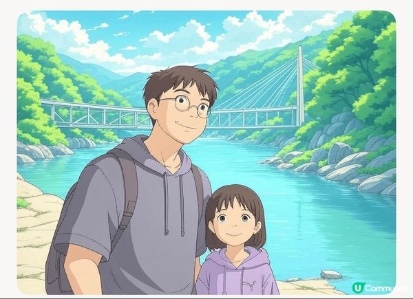 原圖係我男朋友同我，我地大學同學黎，用年架！我地去左汀九橋影...