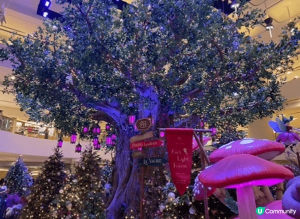 這是某年金鐘太古廣場聖誕、農曆新年節慶的裝飾，巨型聖誕樹、夢...