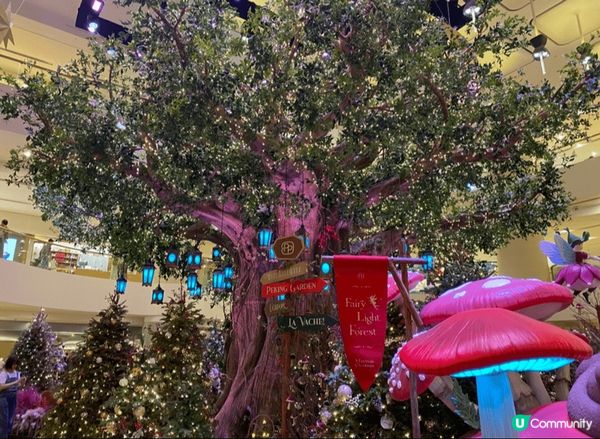 這是某年金鐘太古廣場聖誕、農曆新年節慶的裝飾，巨型聖誕樹、夢...