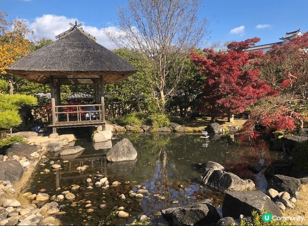 姬路城旁邊還有座日式風格的庭院叫「好古園」。好古園跟姬路城有...