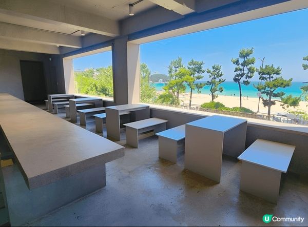 釜山人氣海景Cafe holi lounge 正正對住松亭海...