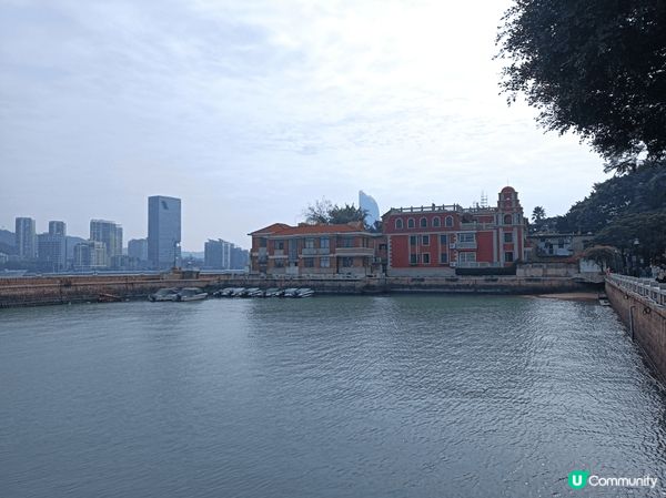廈門最美的碼頭ー鼓浪嶼碼頭，沿海旁感受清爽的海風撲面，慢步下...