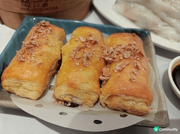 紅米脆蝦腸、鵪鶉蛋燒賣、小籠包、羅漢齋腸、叉燒包、鯪魚球、福...