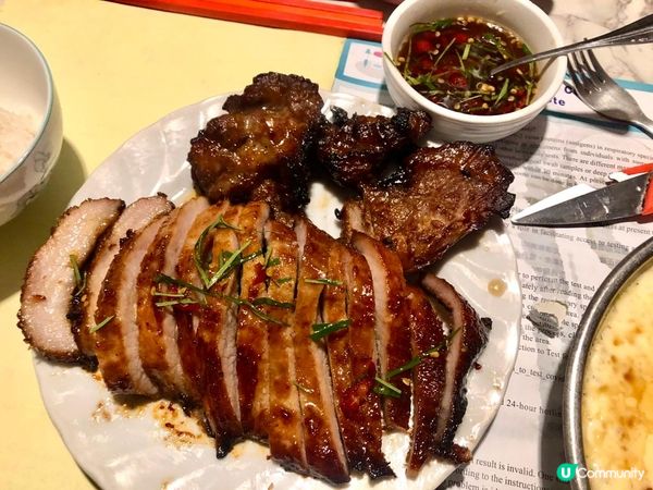 今晚整咗泰式豬頸肉 加埋個青檸 魚露汁 yummy