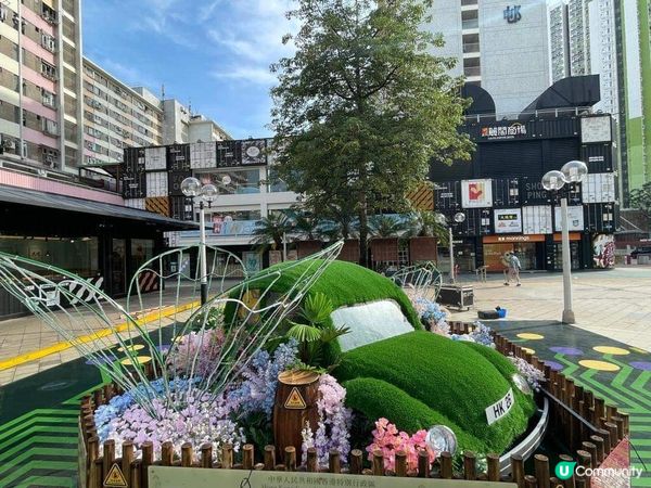 深水埗麗閣商場近萬寧門口，有時間可以去打卡，好靚