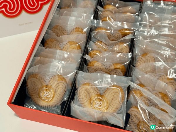 雖然龍島蝴蝶酥賣相精緻，而且獨立包裝，但口感並不香脆可口，奶...