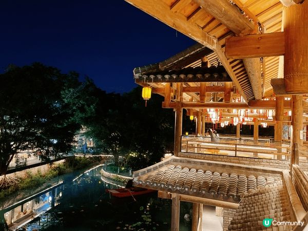 二十四史書院：中式建築，長廊燈籠，亭台樓閣，彷彿穿越到唐宋朝...