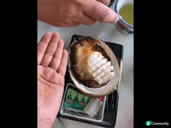 日本京都美食，刺身鮑魚