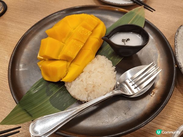 去泰國點少得食芒果糯米飯，但竟然可以係日本料理餐廳食到，夠哂...