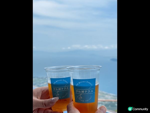 ?大晴天望住一望無際?琵琶湖飲啤酒嘆Lunch，超正呀！