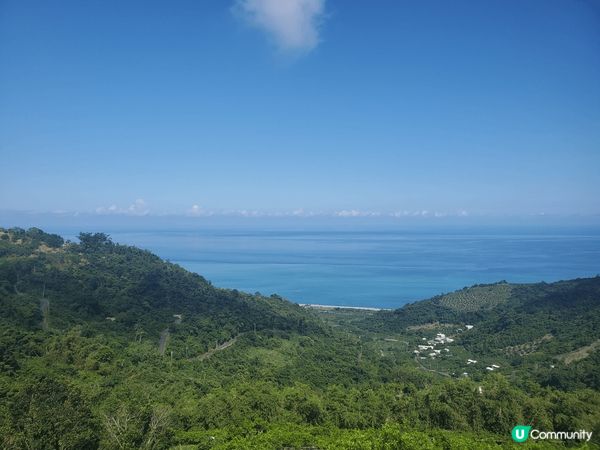 位置台東華源海灣附近，有一個甜蜜蜜黃金果園海灣咖啡，可以免費...