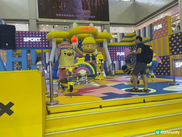 經過大埔超級城，而家有個好靚嘅打卡場景，係關於巴黎奧運會，有...