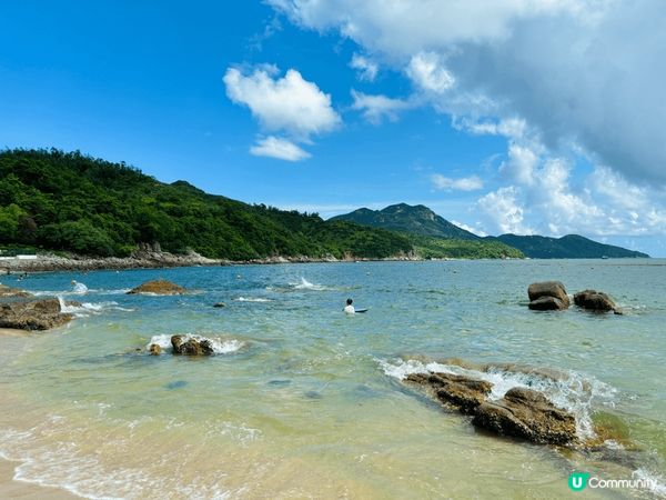 炎炎夏日由香港仔搭船到南丫島榕樹灣 