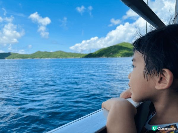 炎炎夏日由香港仔搭船到南丫島榕樹灣 