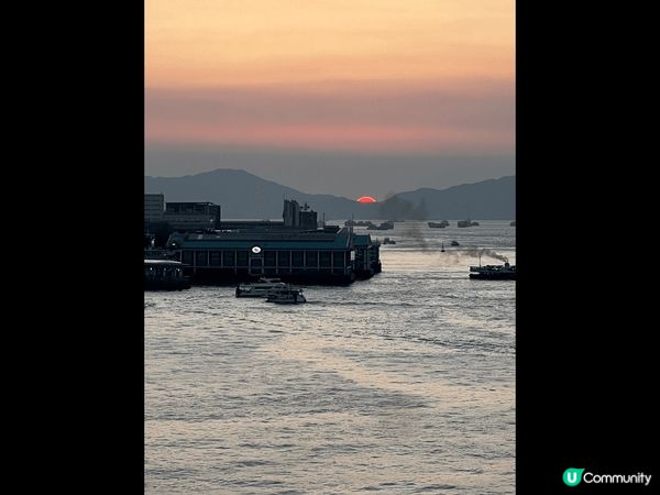 香港會展睇日落真係無得輸，仲要海景??????