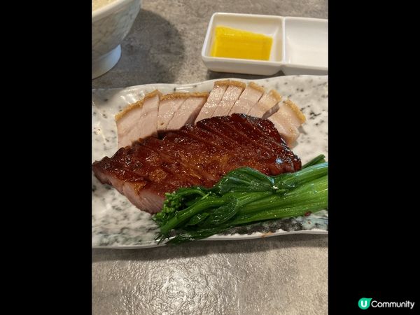 香港超抵食大份量雙拼燒味瀬粉，澳洲A5和牛西冷牛扒,香煎鮮三...