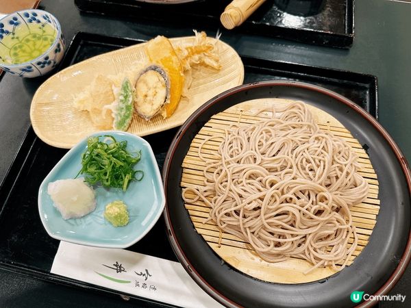 大阪遊夏天最喜愛食天婦羅蒿麥冷麵，一熱一凍，味蕾大衝擊。正！...