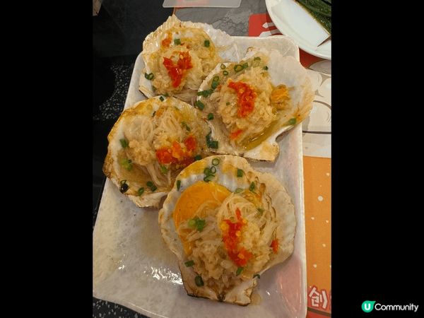 二把手豆腐，茄子，扇貝