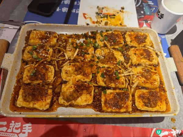 二把手豆腐，茄子，扇貝