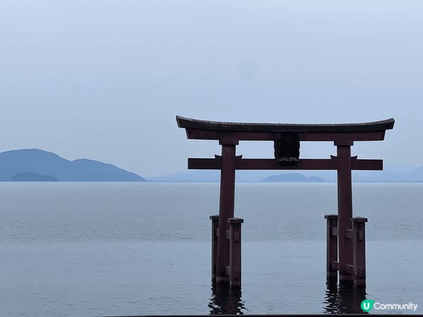 京都近郊 琵琶湖環湖一日遊 雖然多雲 但風景依然美麗 寧靜又...