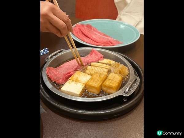 去日本食牛肉梗係要試下壽喜燒 lunch set性價比好高 ...