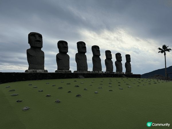 日本鬼之洗板、世界遺產復活節島巨石像、櫻島火山
